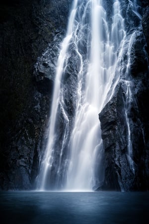 At the Bottom of Vøringsfossen, Norway