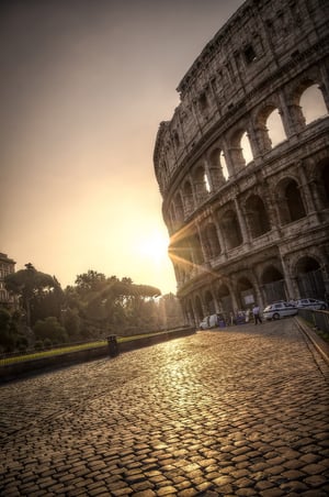 Colosseum Sunrise, Rome, Italy