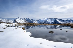 Icy Lake, Austria