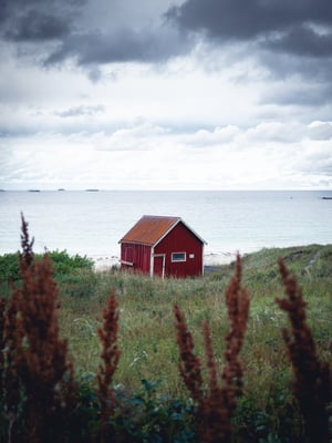 Lonely Cabin, Lofoten, Norway