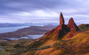Old Man of Storr at Sunset, Scotland